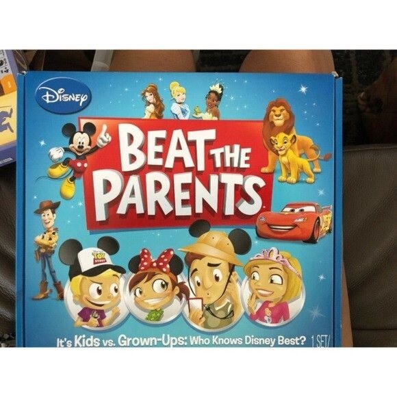 Disney Beat The Parents Board Game Spin Master Kids V Parents Trivia Game Night - Picture 1 of 2